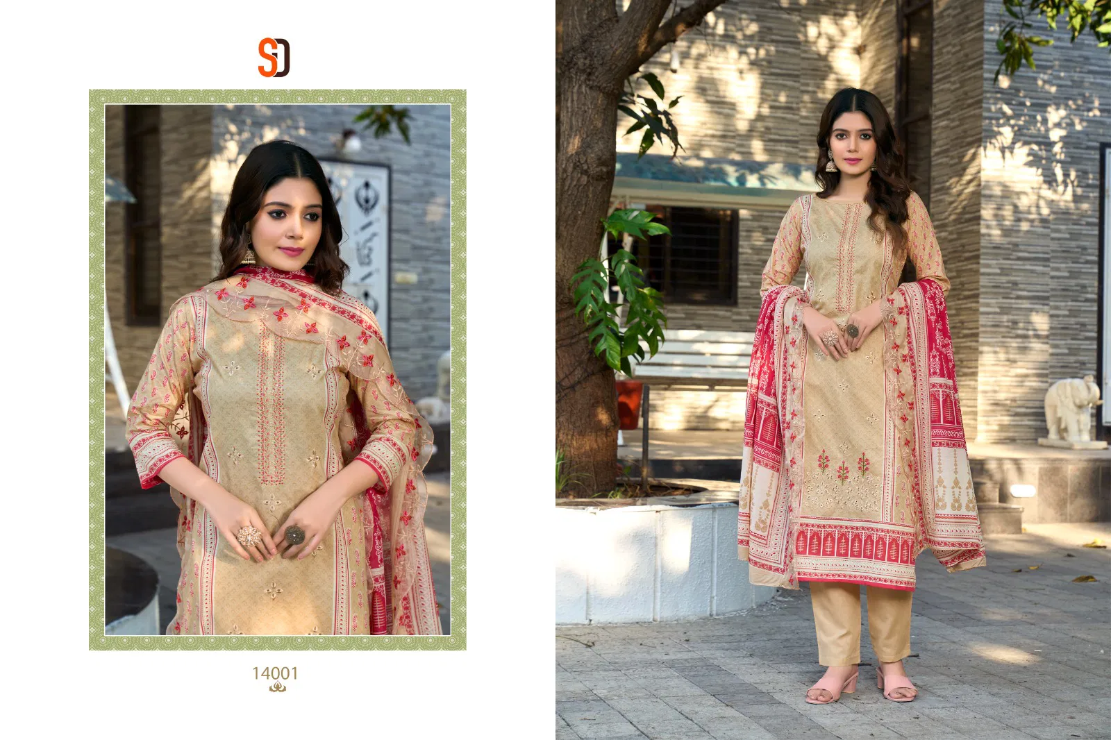 Bin Saeed Vol 14 By Shraddha Designer Cotton Dress Material Surat Wholesale Market